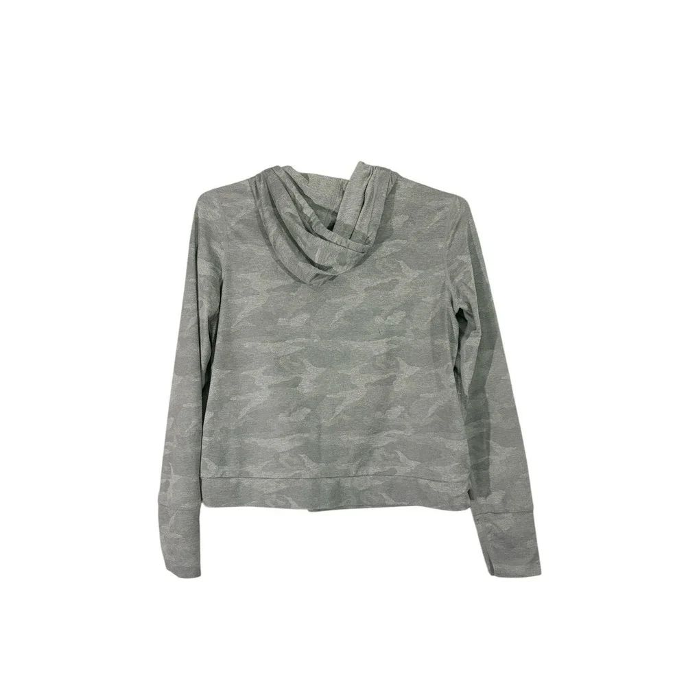 Vuori Yoga Casual Halo Essential Hoodie Gray Camo WOMRNS XS PALE HEATHER CAMO - Picture 6 of 8